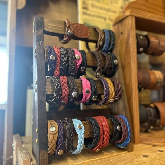 Handmade leather bracelets! 50% of proceeds go to Alabama Autism Awareness!! - Picture 3 of 4